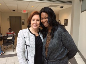 Maureen S. Caddigan, Vice-President of Board of County Supervisor, Potomac Magisterial District and Elizabeth Charity