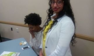 Jazmyn and Samantha. Healing our Community